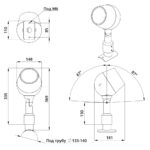 Аксессуар. Шелл. Кронштейн на опору диаметром 133-140 — изображение 3